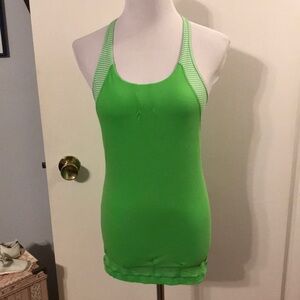 COPY - Lululemon green tank with built in bra